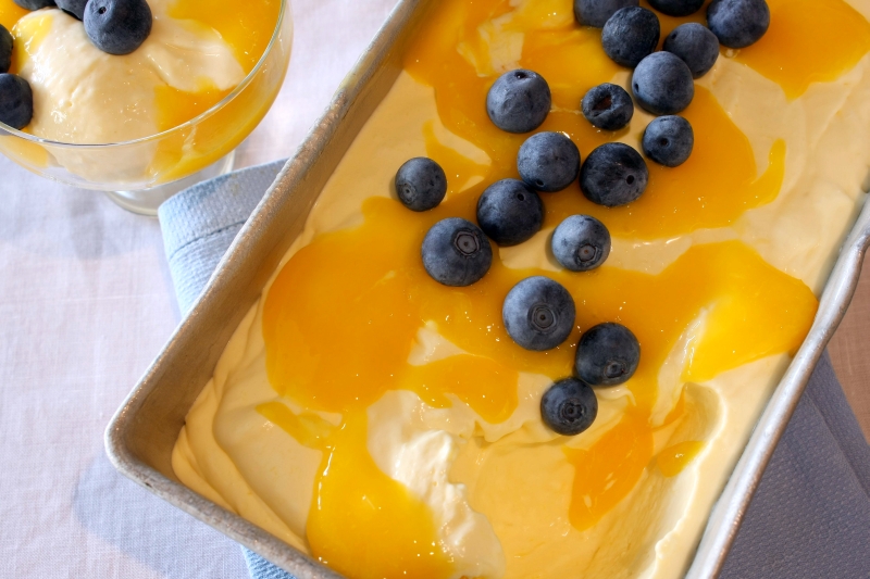 Mango ice cream resized